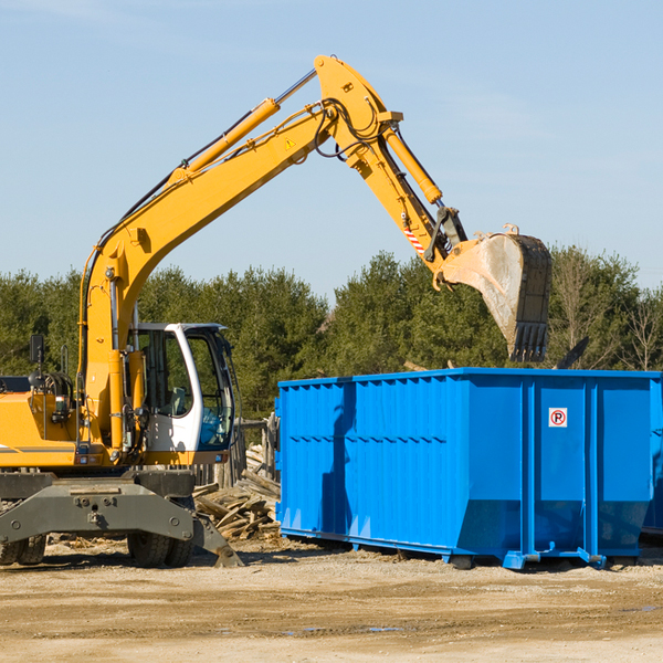 how does a residential dumpster rental service work in Underwood North Dakota